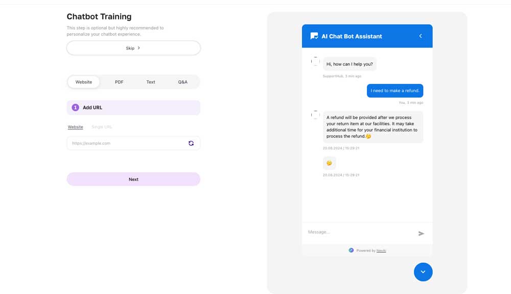 AI Chatbot Training